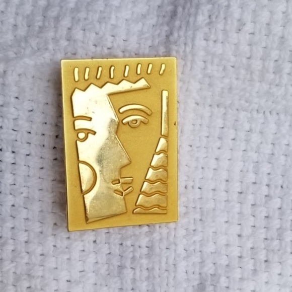 Abstract Modernist brooch for Human Rights - Picture 2 of 4